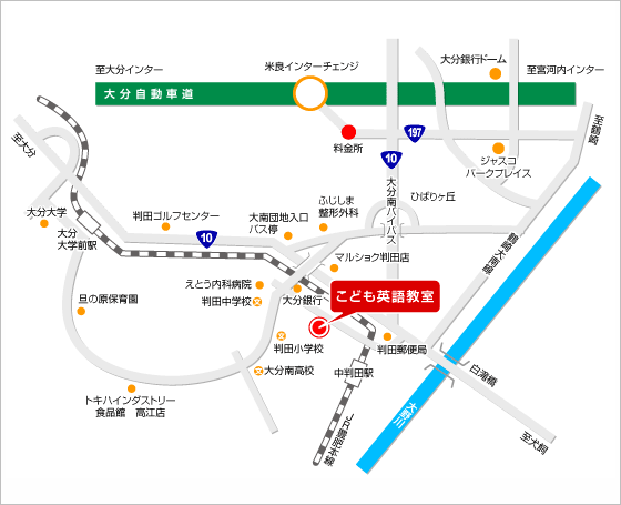 こども英語教室案内MAP