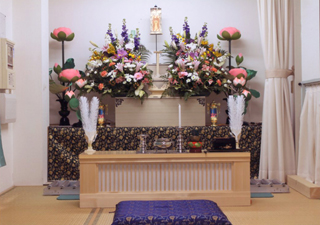 まごころ葬 祭壇